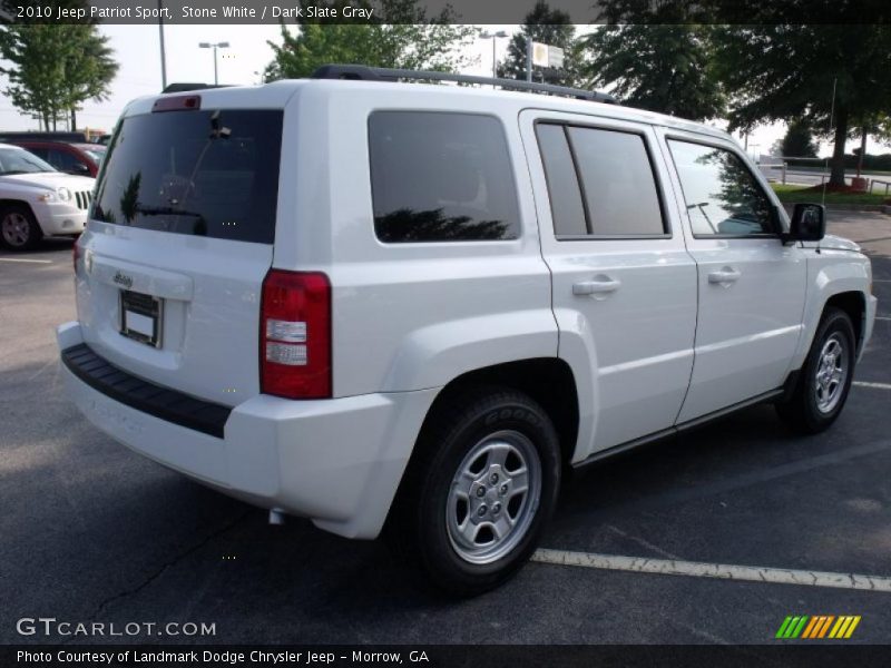 Stone White / Dark Slate Gray 2010 Jeep Patriot Sport