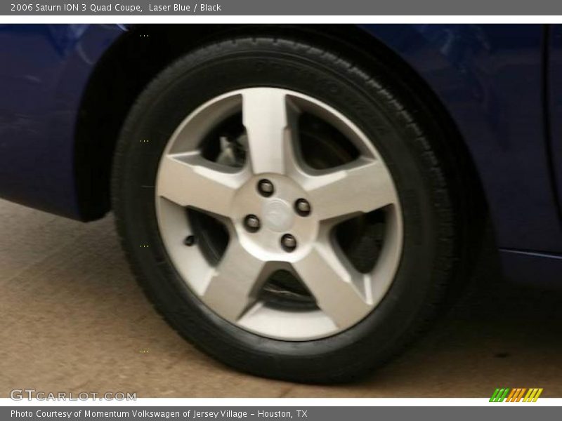 Laser Blue / Black 2006 Saturn ION 3 Quad Coupe
