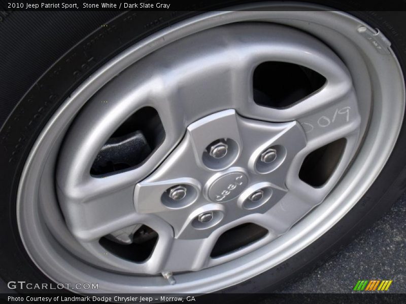 Stone White / Dark Slate Gray 2010 Jeep Patriot Sport