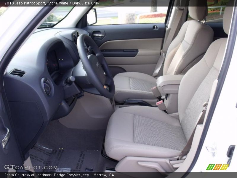 Stone White / Dark Slate Gray 2010 Jeep Patriot Sport