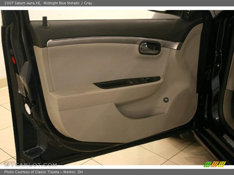 Midnight Blue Metallic / Gray 2007 Saturn Aura XE