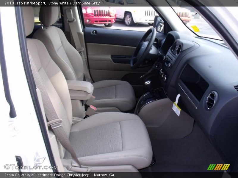 Stone White / Dark Slate Gray 2010 Jeep Patriot Sport