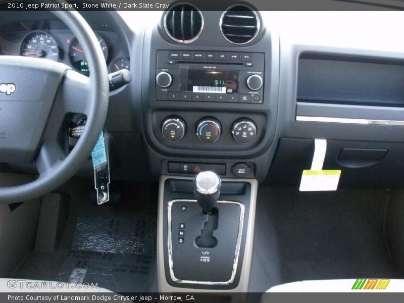 Stone White / Dark Slate Gray 2010 Jeep Patriot Sport