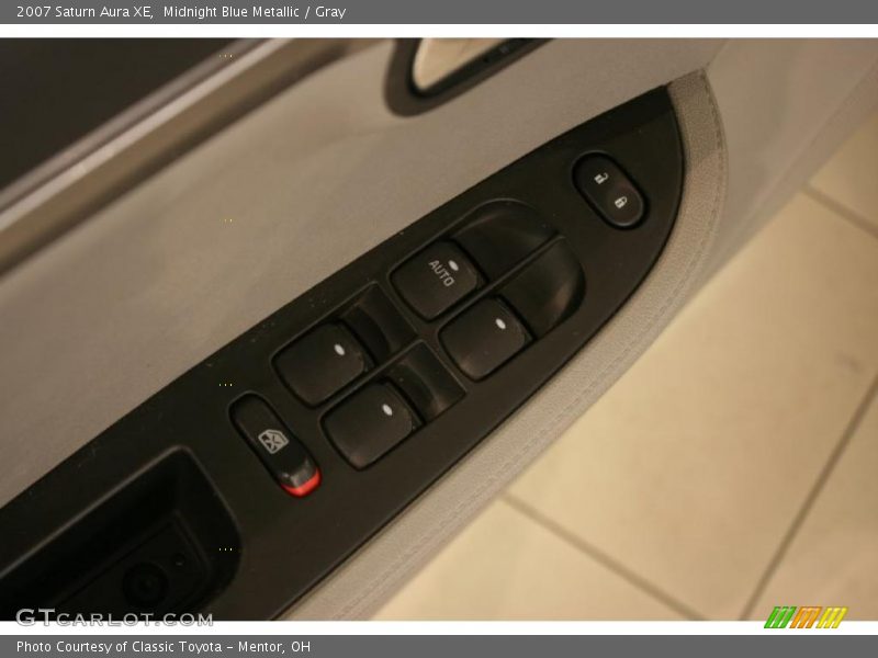 Midnight Blue Metallic / Gray 2007 Saturn Aura XE