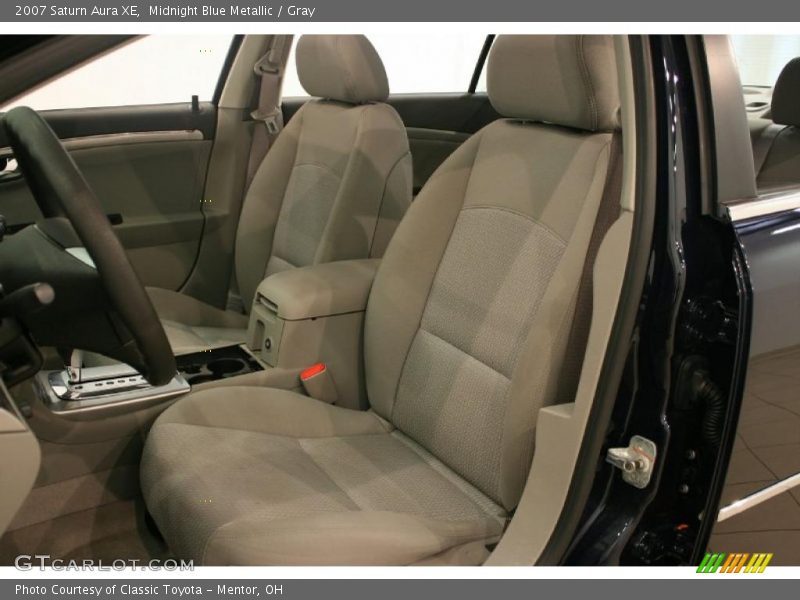Midnight Blue Metallic / Gray 2007 Saturn Aura XE