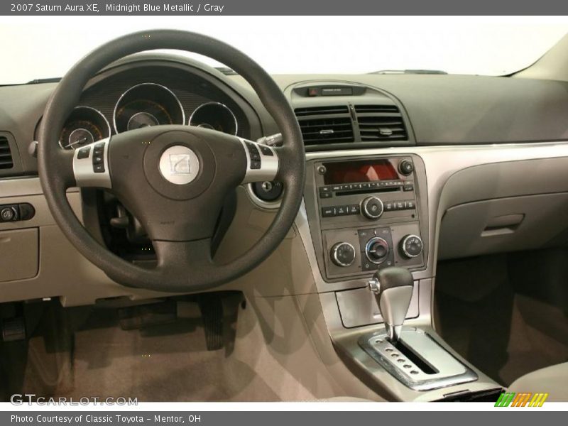 Midnight Blue Metallic / Gray 2007 Saturn Aura XE