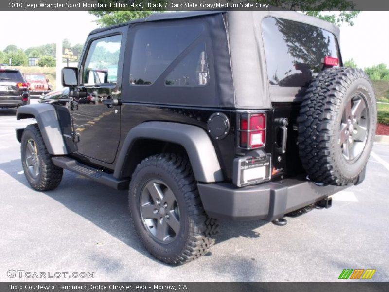 Black / Dark Slate Gray/Medium Slate Gray 2010 Jeep Wrangler Sport Mountain Edition 4x4