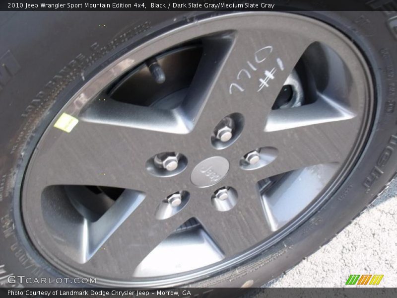 Black / Dark Slate Gray/Medium Slate Gray 2010 Jeep Wrangler Sport Mountain Edition 4x4