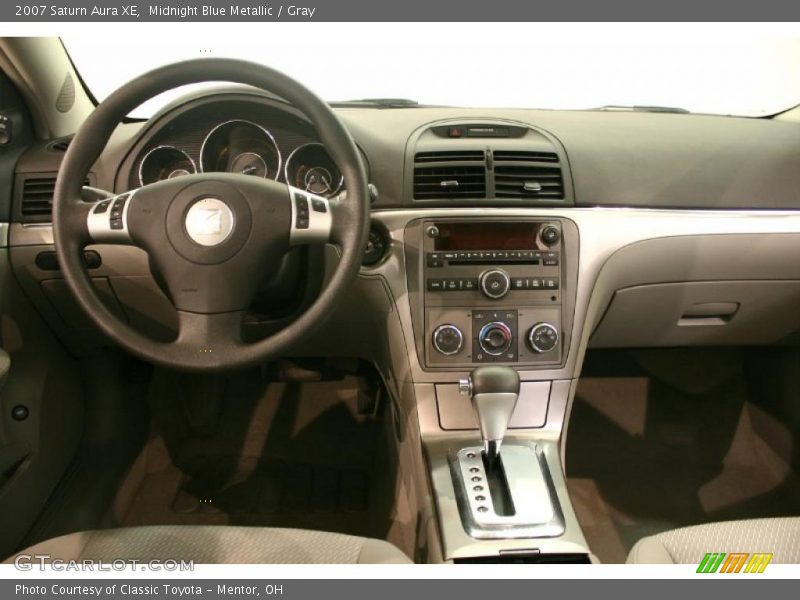 Midnight Blue Metallic / Gray 2007 Saturn Aura XE