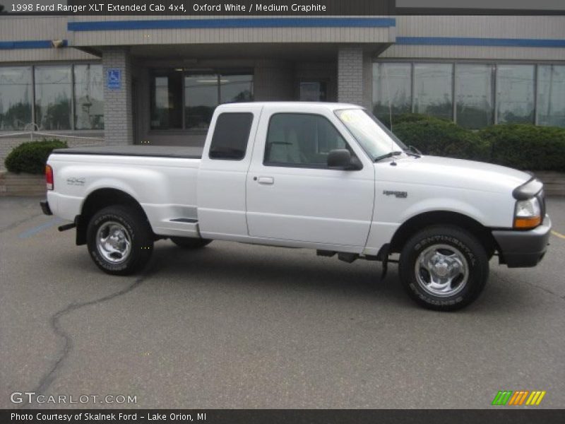 Oxford White / Medium Graphite 1998 Ford Ranger XLT Extended Cab 4x4