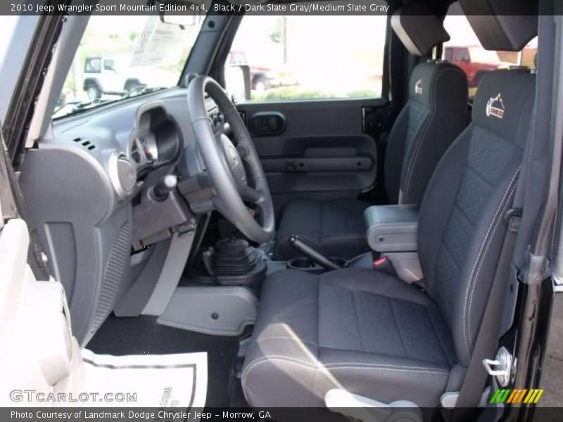 Black / Dark Slate Gray/Medium Slate Gray 2010 Jeep Wrangler Sport Mountain Edition 4x4