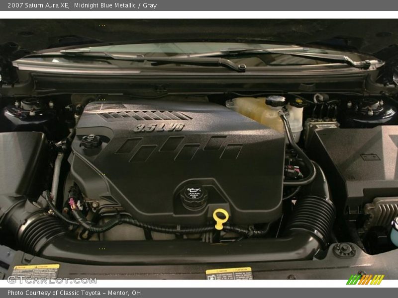 Midnight Blue Metallic / Gray 2007 Saturn Aura XE