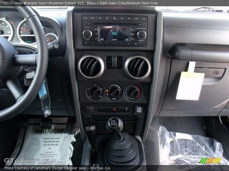 Black / Dark Slate Gray/Medium Slate Gray 2010 Jeep Wrangler Sport Mountain Edition 4x4