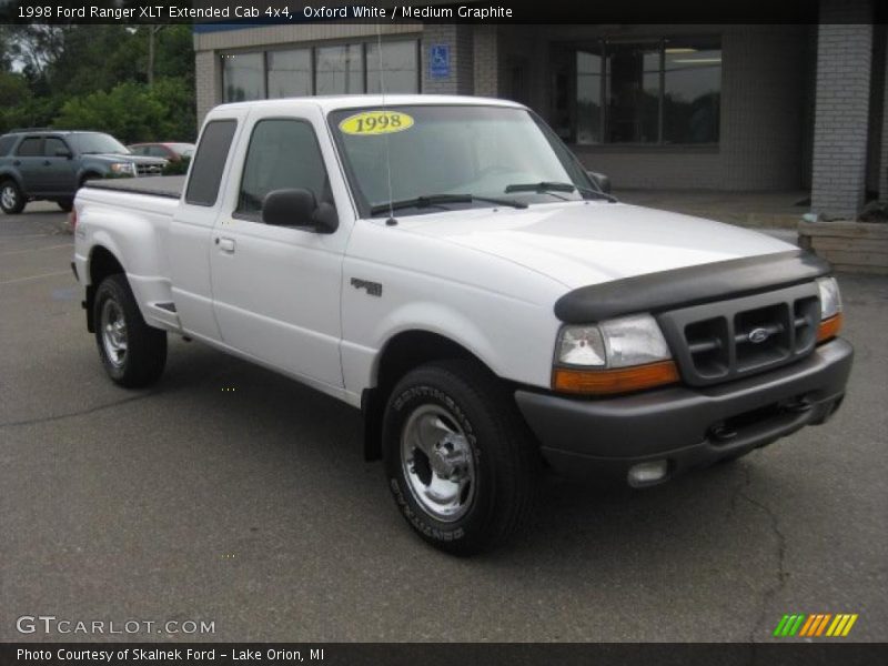 Oxford White / Medium Graphite 1998 Ford Ranger XLT Extended Cab 4x4