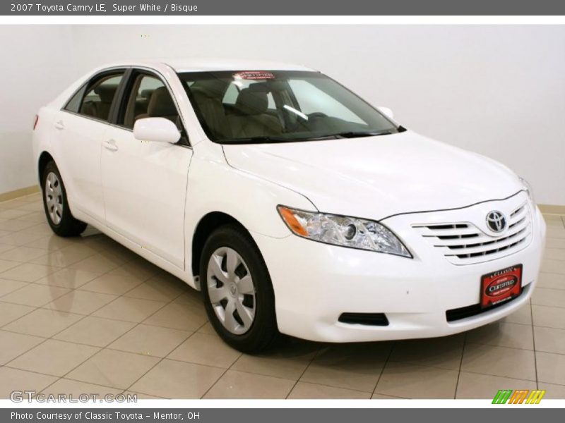 Super White / Bisque 2007 Toyota Camry LE