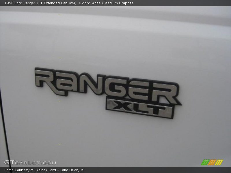 Oxford White / Medium Graphite 1998 Ford Ranger XLT Extended Cab 4x4