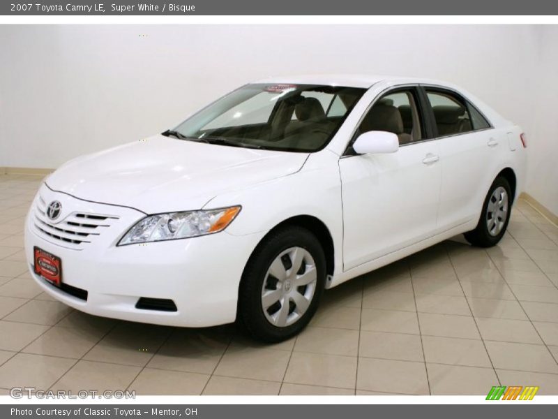 Super White / Bisque 2007 Toyota Camry LE