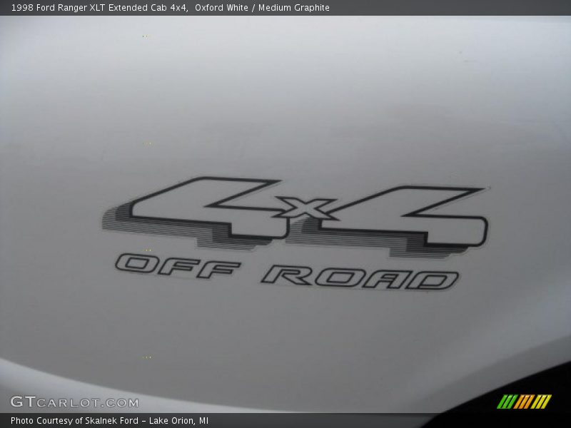 Oxford White / Medium Graphite 1998 Ford Ranger XLT Extended Cab 4x4