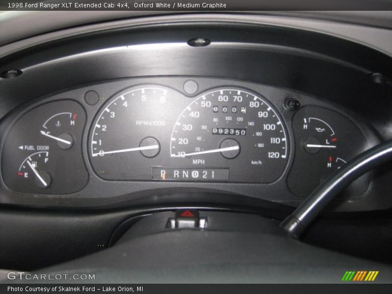 Oxford White / Medium Graphite 1998 Ford Ranger XLT Extended Cab 4x4