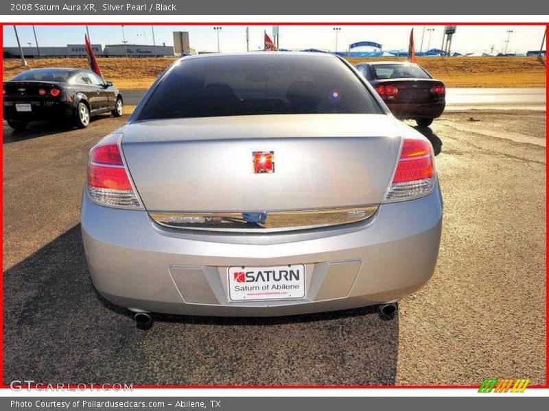 Silver Pearl / Black 2008 Saturn Aura XR