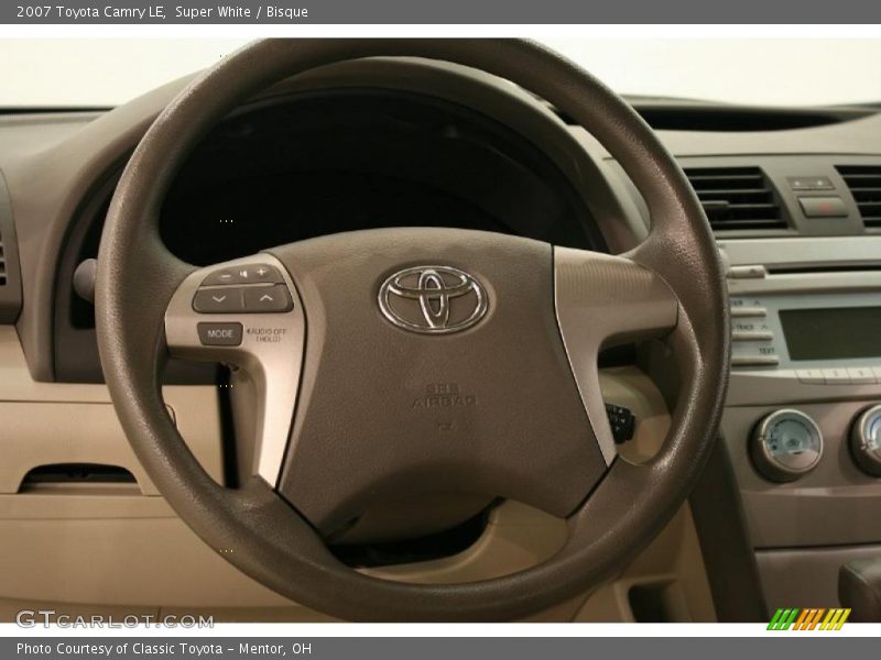 Super White / Bisque 2007 Toyota Camry LE