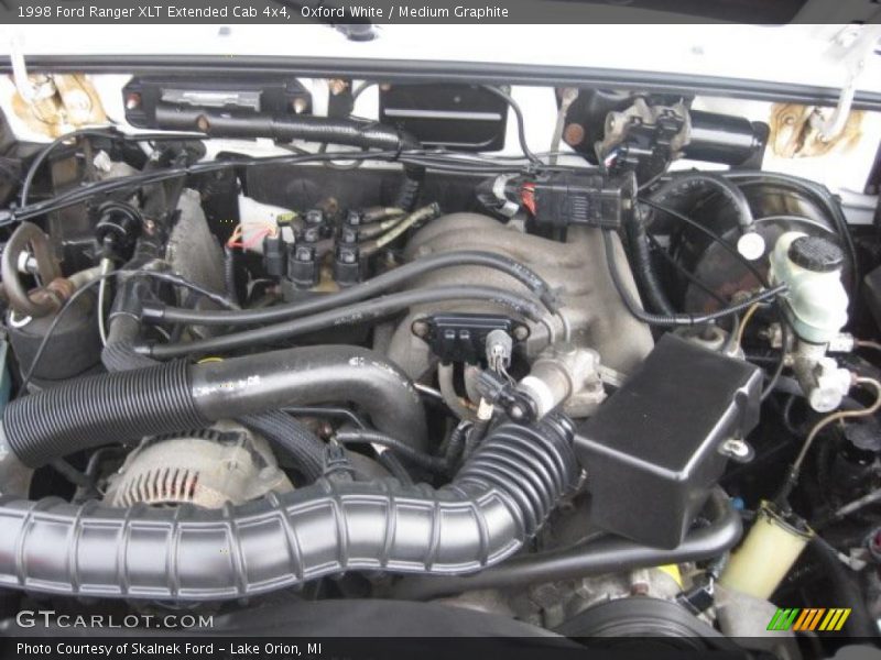 Oxford White / Medium Graphite 1998 Ford Ranger XLT Extended Cab 4x4