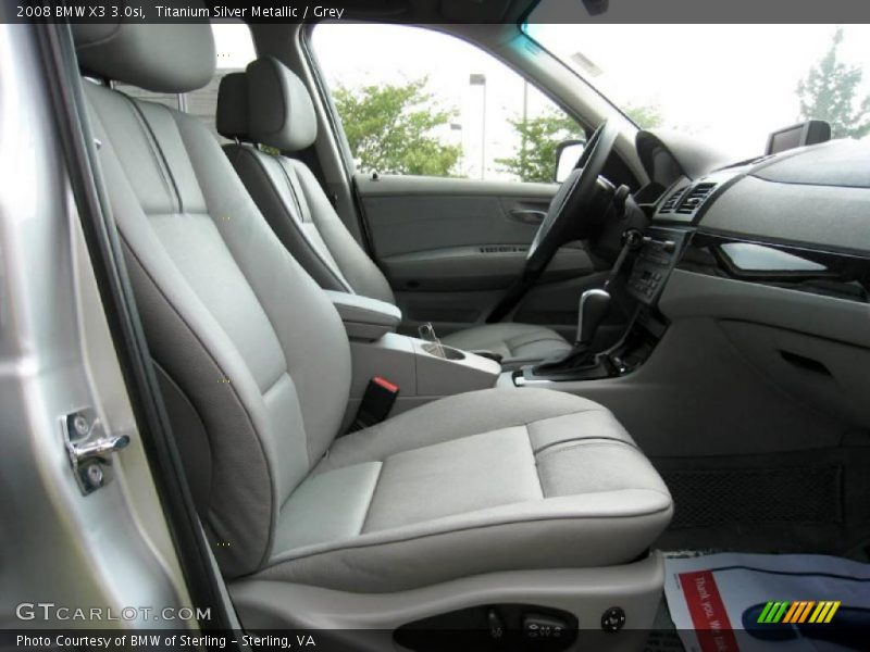 Titanium Silver Metallic / Grey 2008 BMW X3 3.0si