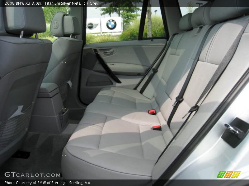 Titanium Silver Metallic / Grey 2008 BMW X3 3.0si