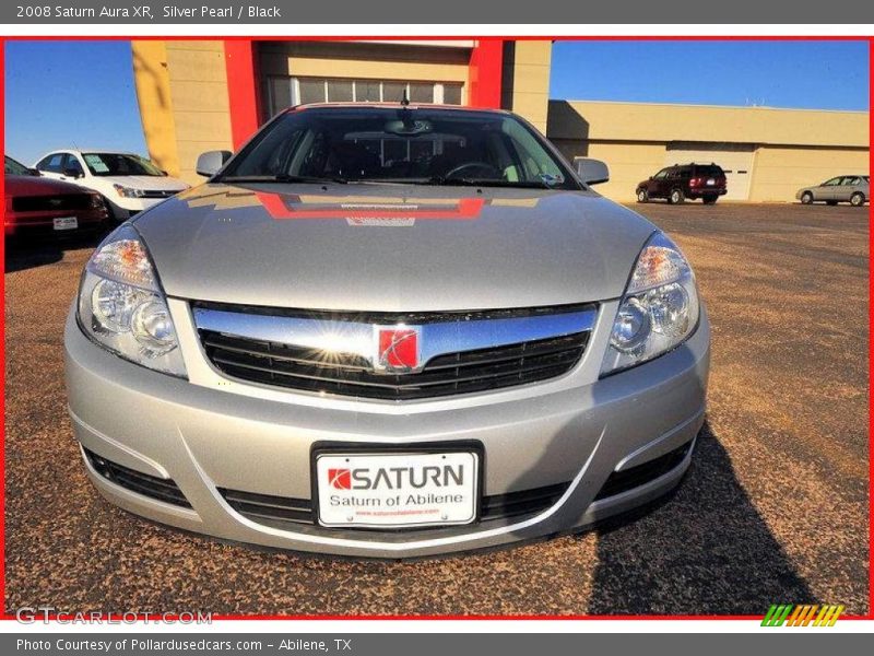Silver Pearl / Black 2008 Saturn Aura XR
