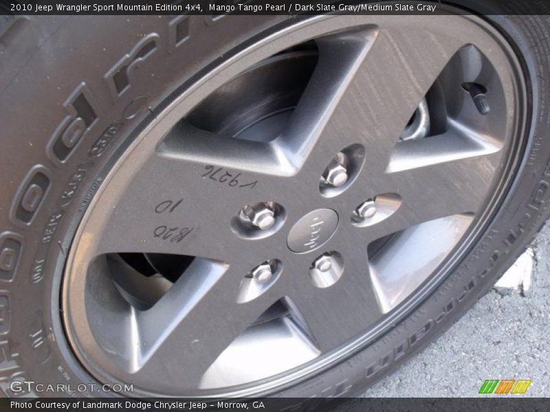 Mango Tango Pearl / Dark Slate Gray/Medium Slate Gray 2010 Jeep Wrangler Sport Mountain Edition 4x4