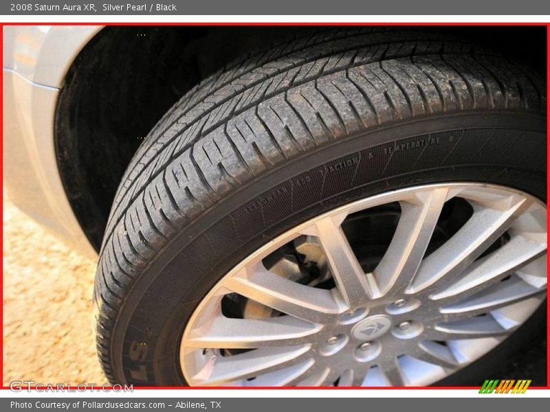 Silver Pearl / Black 2008 Saturn Aura XR