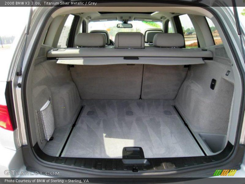 Titanium Silver Metallic / Grey 2008 BMW X3 3.0si