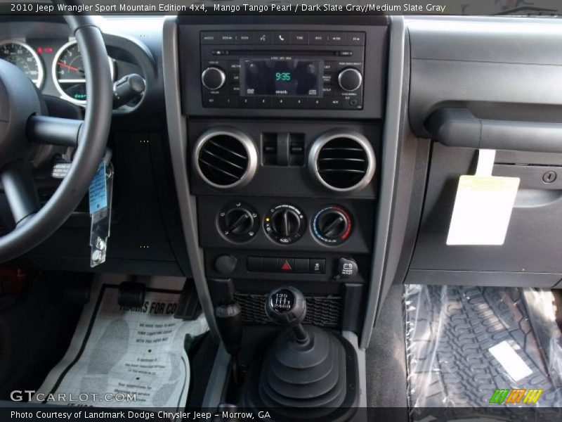 Mango Tango Pearl / Dark Slate Gray/Medium Slate Gray 2010 Jeep Wrangler Sport Mountain Edition 4x4