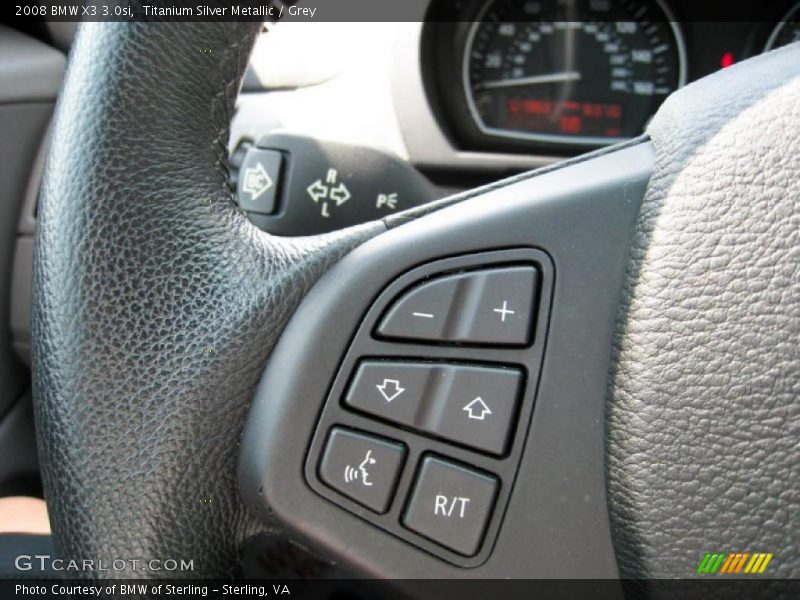 Titanium Silver Metallic / Grey 2008 BMW X3 3.0si