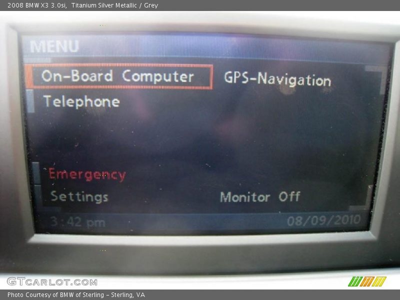 Titanium Silver Metallic / Grey 2008 BMW X3 3.0si