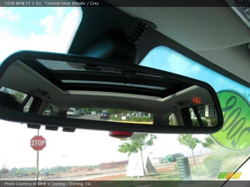 Titanium Silver Metallic / Grey 2008 BMW X3 3.0si