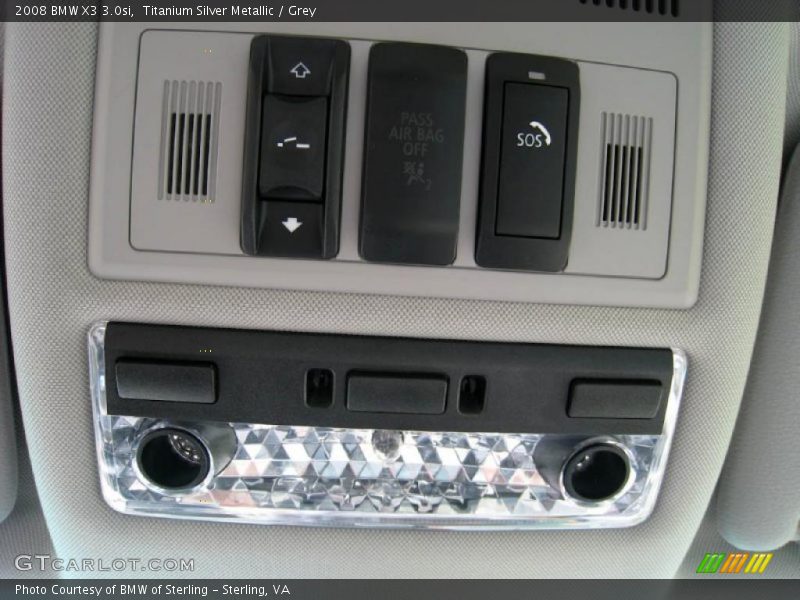 Titanium Silver Metallic / Grey 2008 BMW X3 3.0si