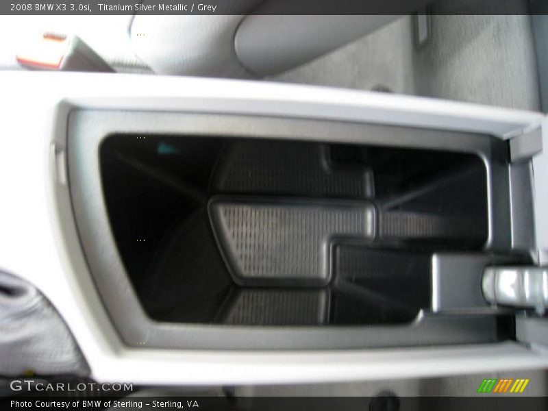 Titanium Silver Metallic / Grey 2008 BMW X3 3.0si