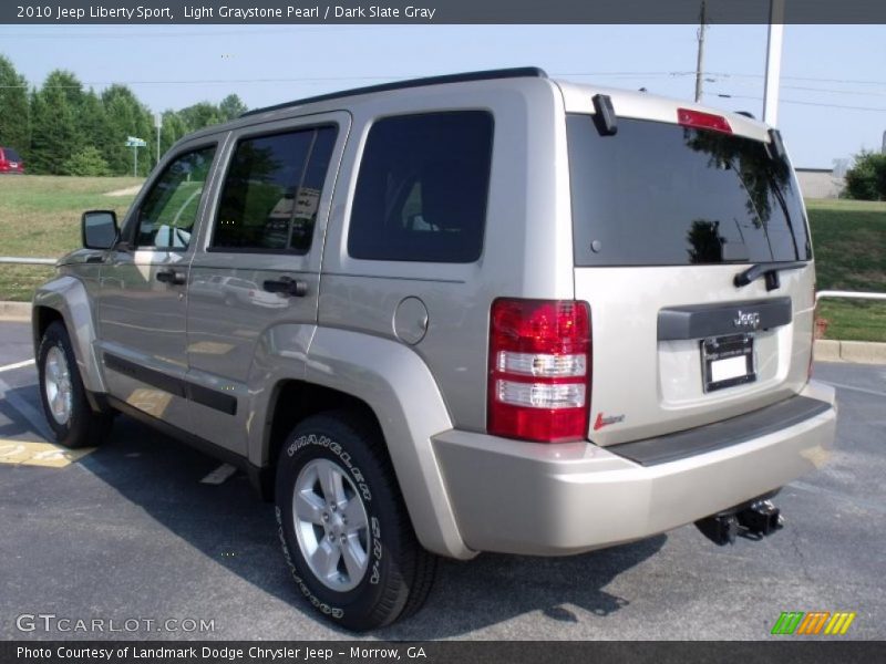 Light Graystone Pearl / Dark Slate Gray 2010 Jeep Liberty Sport