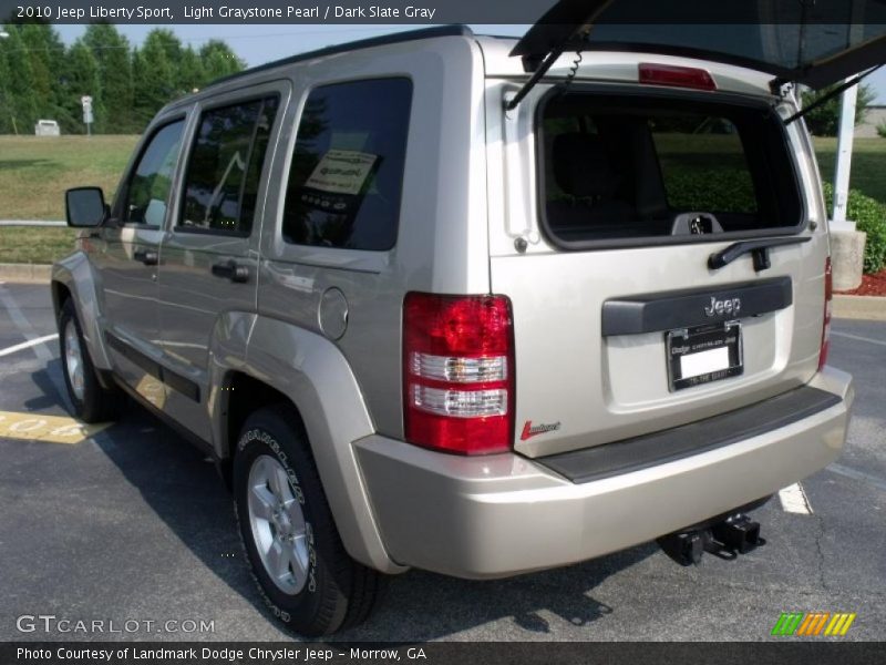 Light Graystone Pearl / Dark Slate Gray 2010 Jeep Liberty Sport
