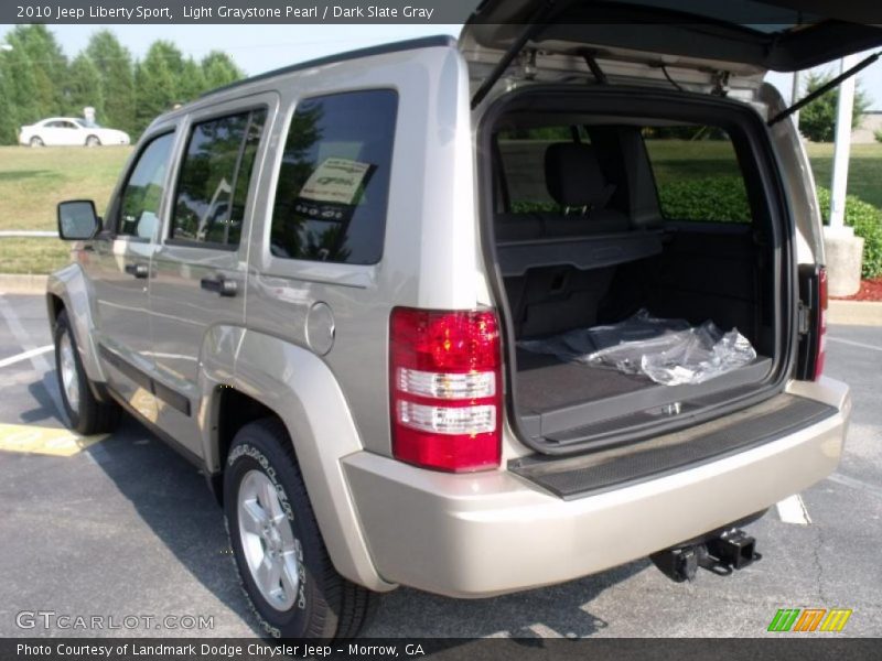 Light Graystone Pearl / Dark Slate Gray 2010 Jeep Liberty Sport
