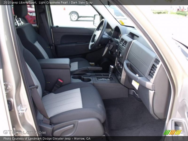 Light Graystone Pearl / Dark Slate Gray 2010 Jeep Liberty Sport