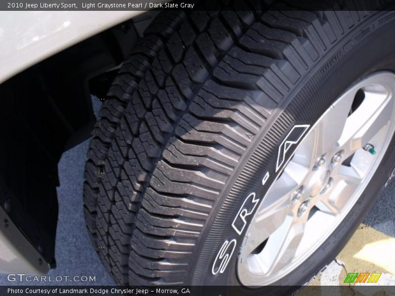Light Graystone Pearl / Dark Slate Gray 2010 Jeep Liberty Sport