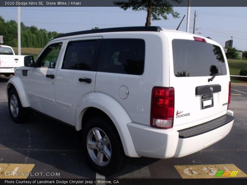 Stone White / Khaki 2010 Dodge Nitro SE
