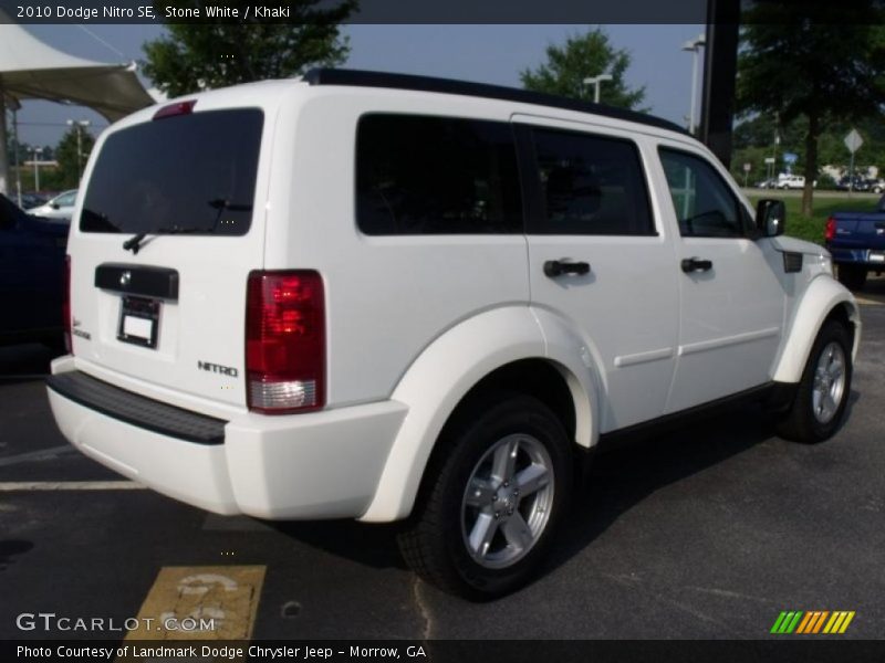 Stone White / Khaki 2010 Dodge Nitro SE