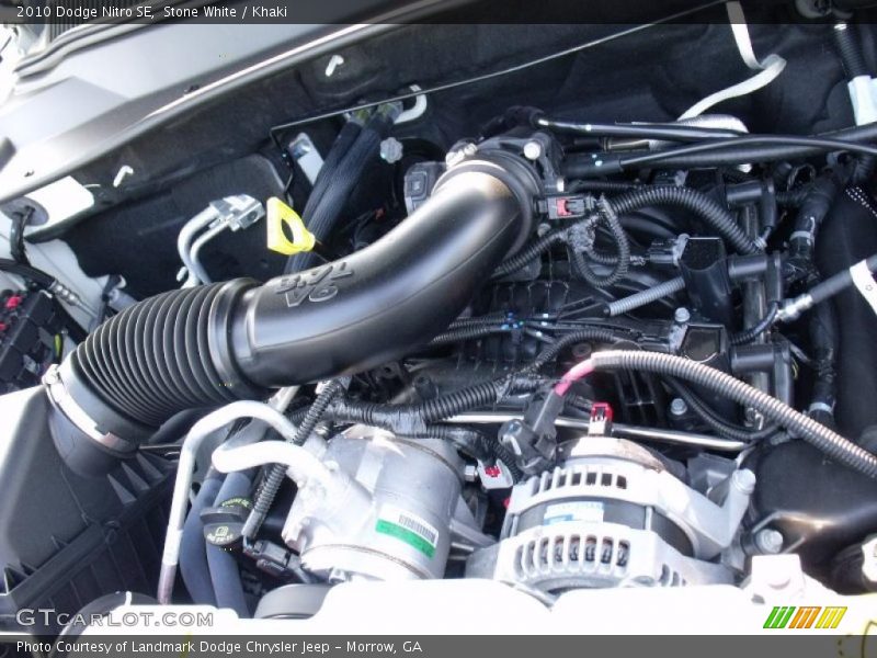 Stone White / Khaki 2010 Dodge Nitro SE