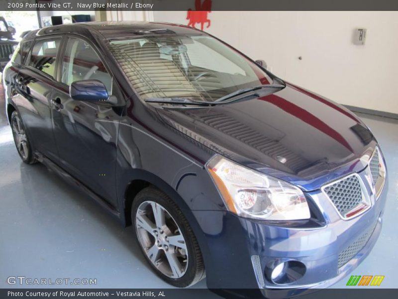 Navy Blue Metallic / Ebony 2009 Pontiac Vibe GT