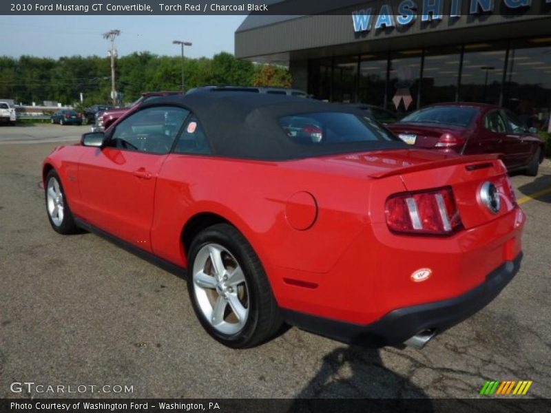 Torch Red / Charcoal Black 2010 Ford Mustang GT Convertible
