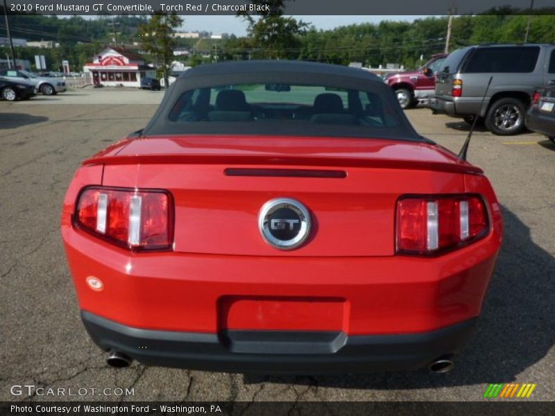 Torch Red / Charcoal Black 2010 Ford Mustang GT Convertible