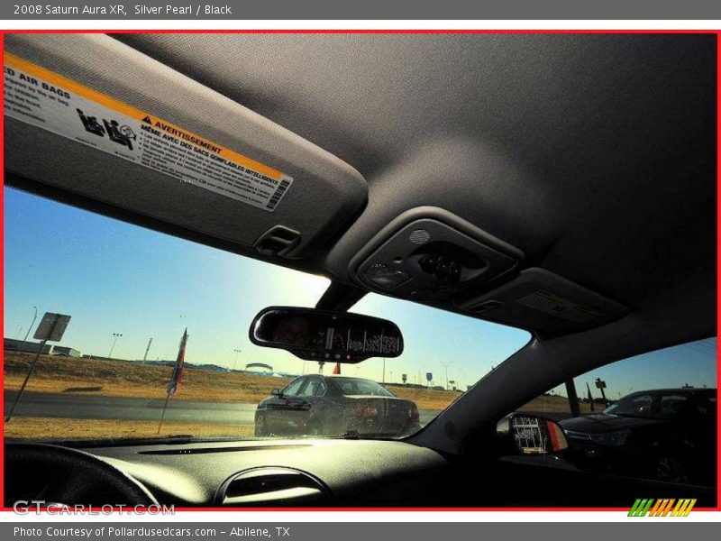 Silver Pearl / Black 2008 Saturn Aura XR